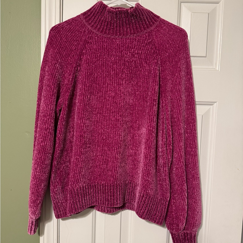 LOFT Pink Turtleneck Sweater